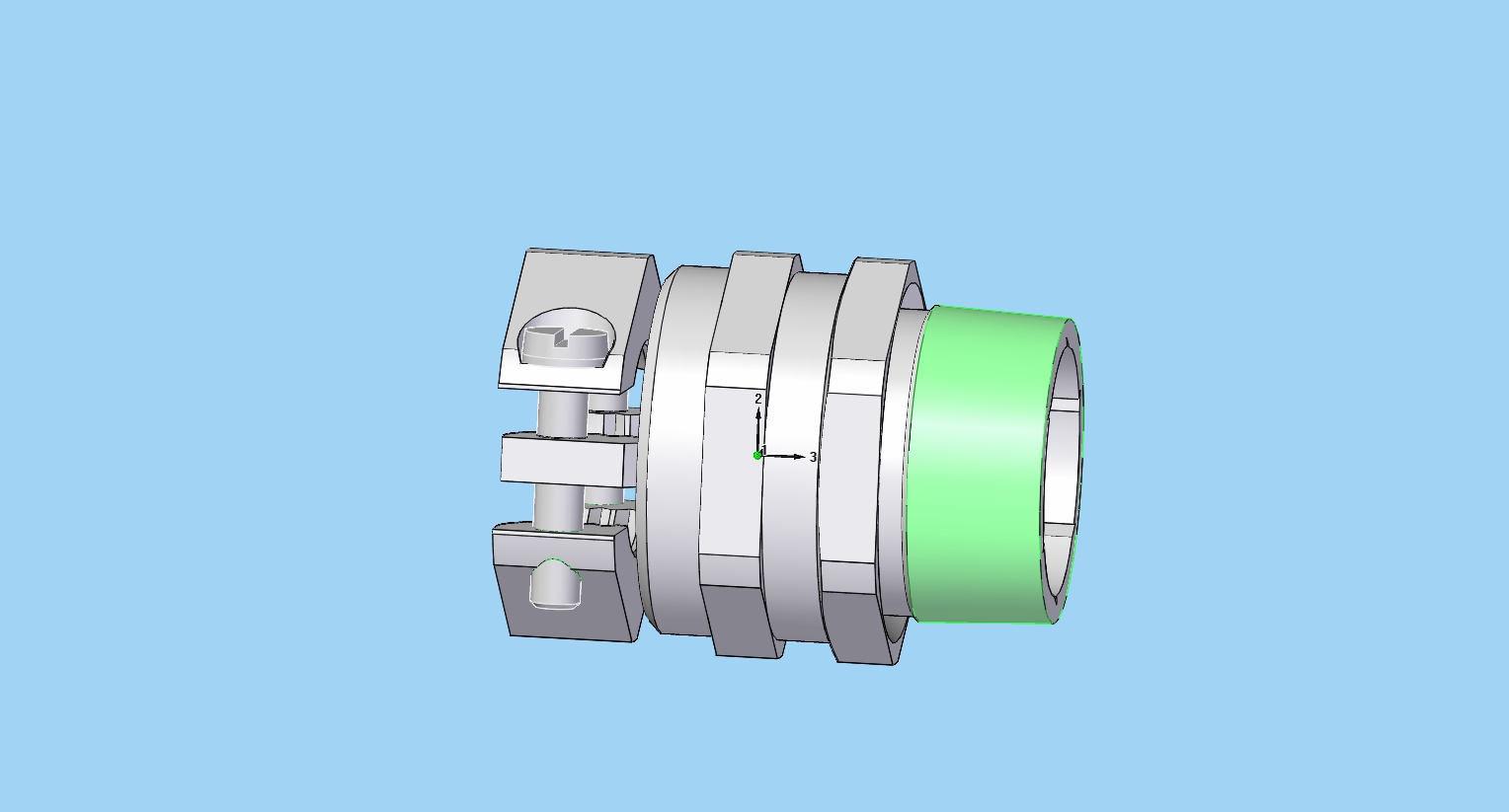 3D модель Кабельный ввод HUMMEL 3_4 NPT