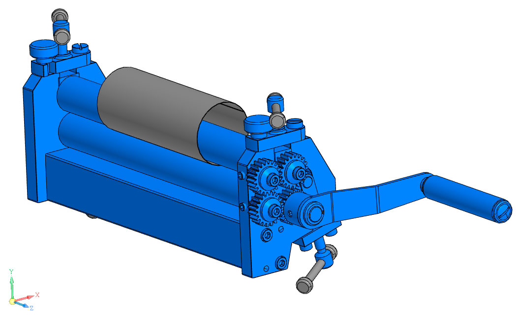 3D модель Вальцовочный станок