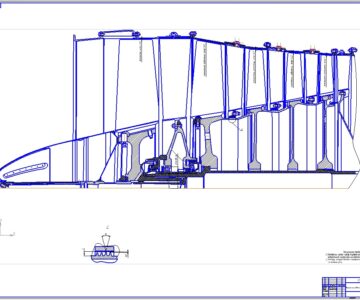 Чертеж Расчёт рабочей лопатки и диска первой ступени компрессора низкого давления двигателя Р29Б-300 на прочность