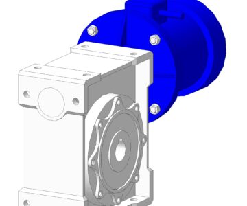 3D модель Параметризированная модель мотор редуктора NMRV