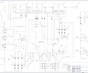 Чертеж Проект энергоблока К-710-240