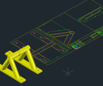 3D модель Турник в квартире