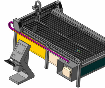 3D модель Установка плазменной резки