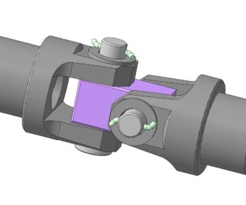 3D модель Муфта шарнирная от 11 до 1120 Нм