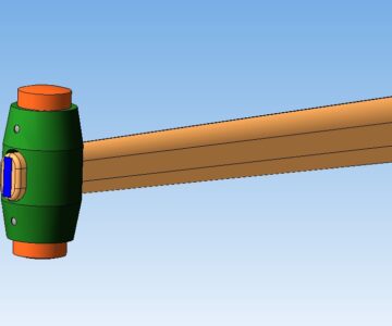 3D модель Молоток с медными бойками