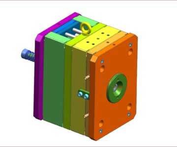 3D модель Пресс-форма для литья детали опора