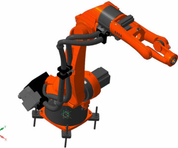 3D модель Чертеж промышленного робота KUKA KR5