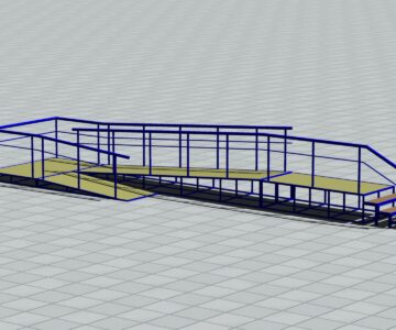 3D модель Пандус универсальный 3D