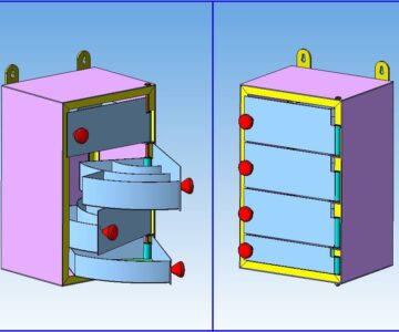 3D модель Шкаф навесной для мелкого инструмента