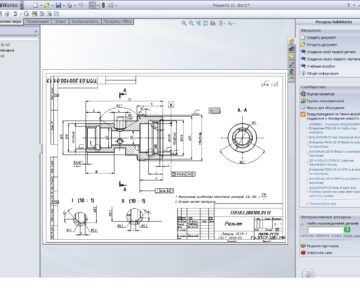 Чертеж Выполнение модели 3D и рабочего чертежа детали в графической системе SolidWorks