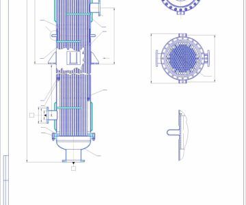 Чертеж Расчет на прочность, жесткость и устойчивость кожухотрубчатого теплообменника с компенсатором на кожухе 600ТНВ-1,6-М2/25Г-3-1