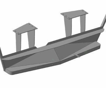 3D модель Путеочиститель автомотрисы АС-01