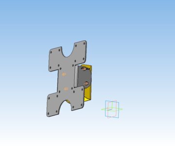3D модель Крепление для ТВ 27-32"(настенное)