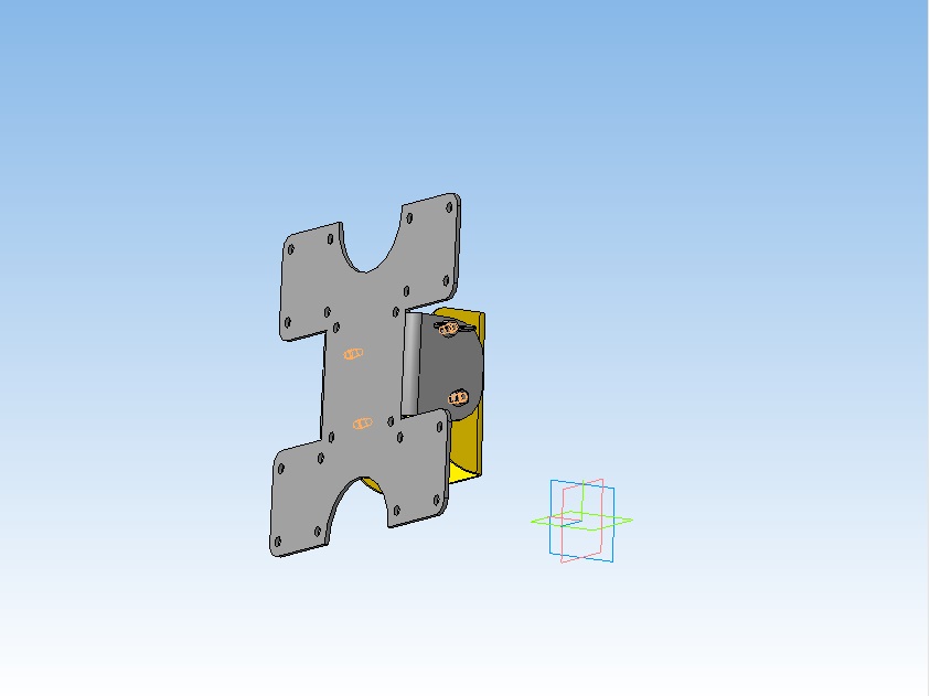 3D модель Крепление для ТВ 27-32"(настенное)
