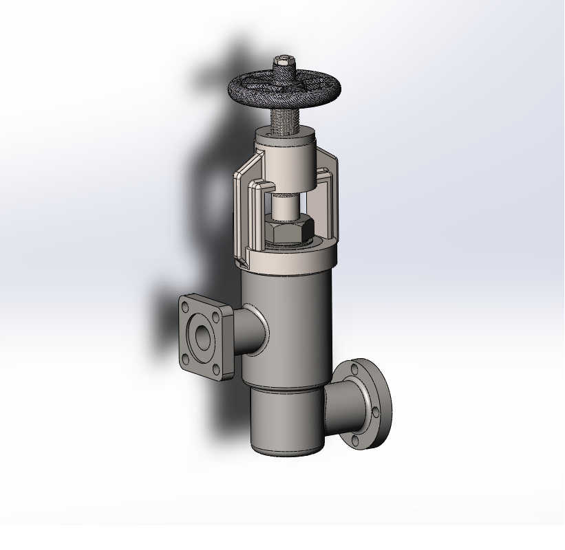 3D модель Клапан МЧ00.62 SolidWorks