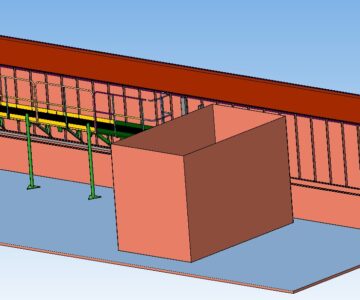 3D модель Площадка обслуживания емкости фильтровальной установки