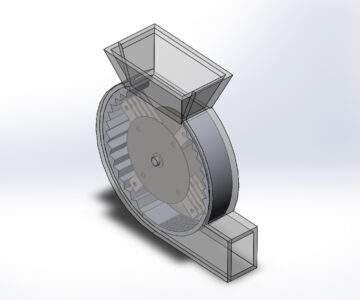 3D модель Принципиальная молотковая дробилка