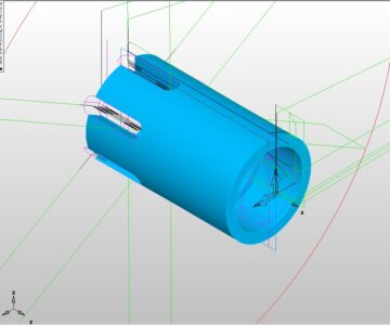 3D модель Разработка САМ-программы для обработки детали "Втулка" на обрабатывающем центре