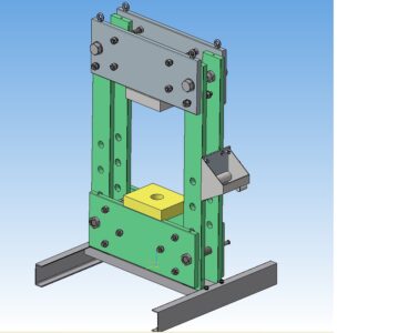 3D модель Рама гидравлического пресса