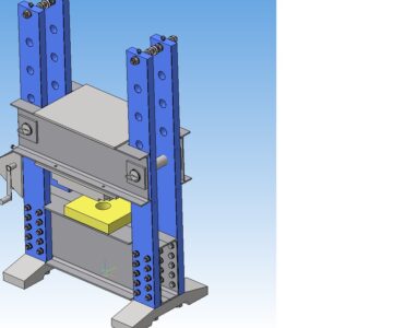 3D модель Пресс гидравлический 250 тонн