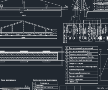 Чертеж Разработка тепловой установки для тепловлажностной обработки бетонных и ЖБИ Строительная ферма
