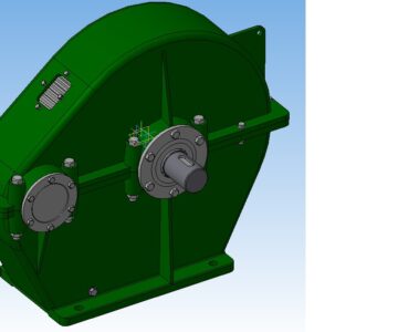 3D модель Редуктор Ц-200Н