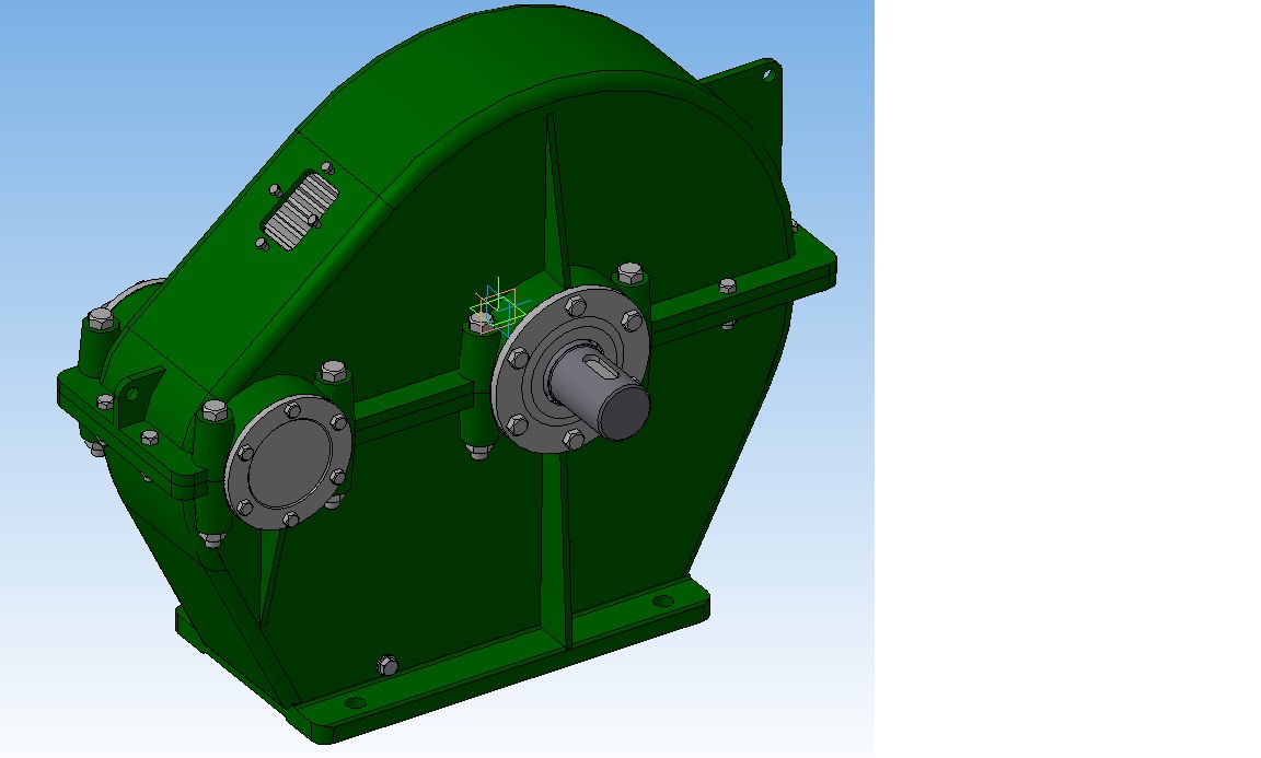 3D модель Редуктор Ц-200Н