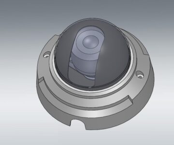 3D модель Cетевая купольная камера AXIS P3344 6mm (круговая)