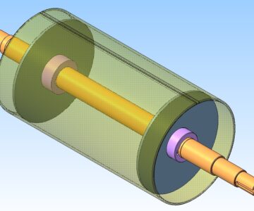 3D модель Барабан приводной ленточного конвейера ЛК-2