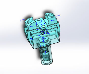 3D модель Захват для вытягивания заготовок