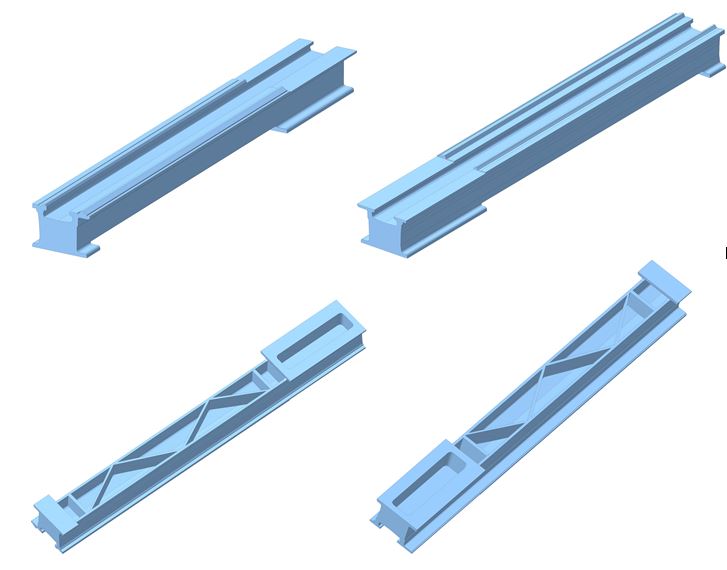 3D модель Станина станка 1B62