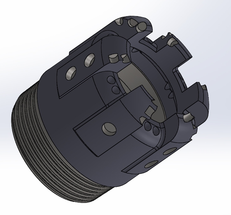 3D модель Буровая кронка