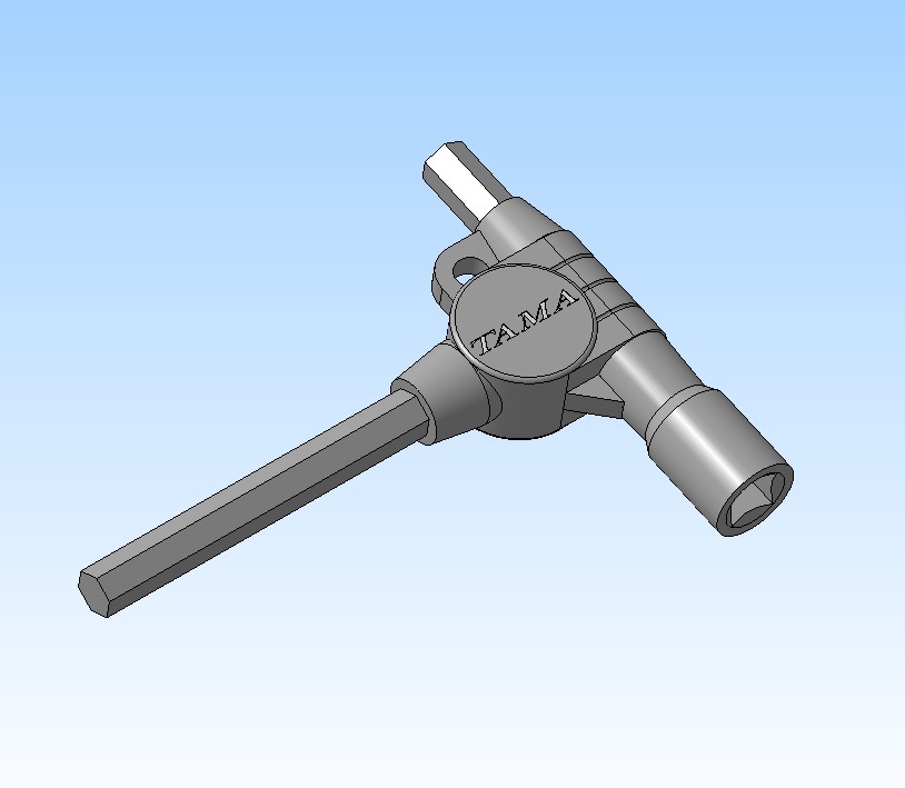 3D модель Ключ шестигранный TAMA
