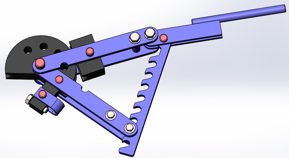 3D модель Ручной трубогиб рычажного типа.
