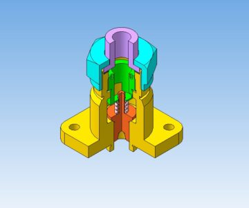 3D модель Клапан обратный для защиты насоса