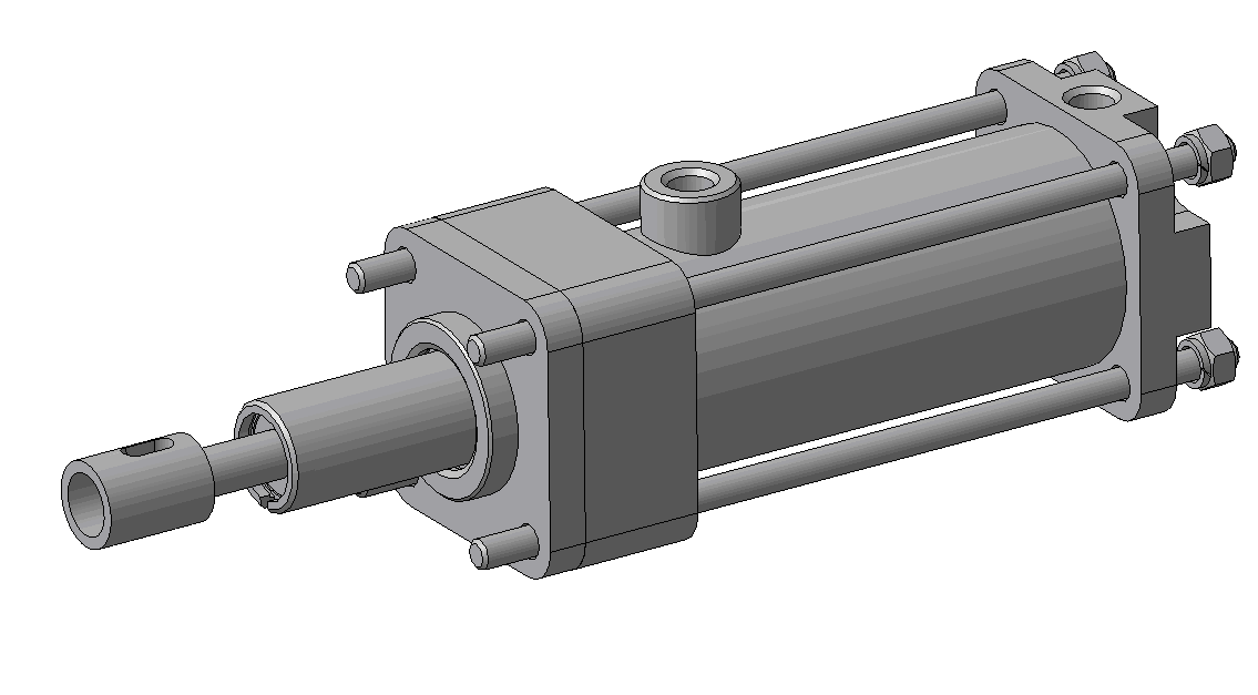 3D модель Гидроцилиндр диаметром 50мм