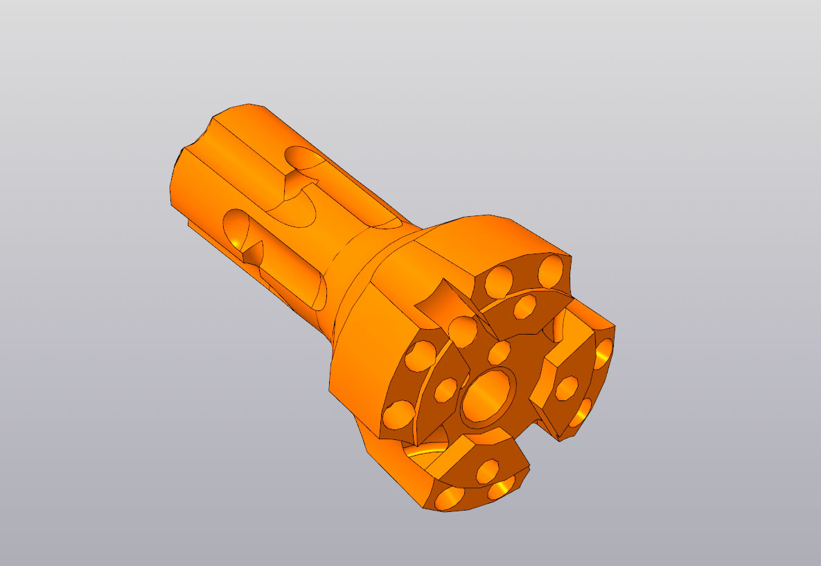 3D модель Корпус буровой коронки БИ Б.001