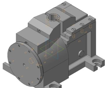 3D модель Тиски пневматические 3D