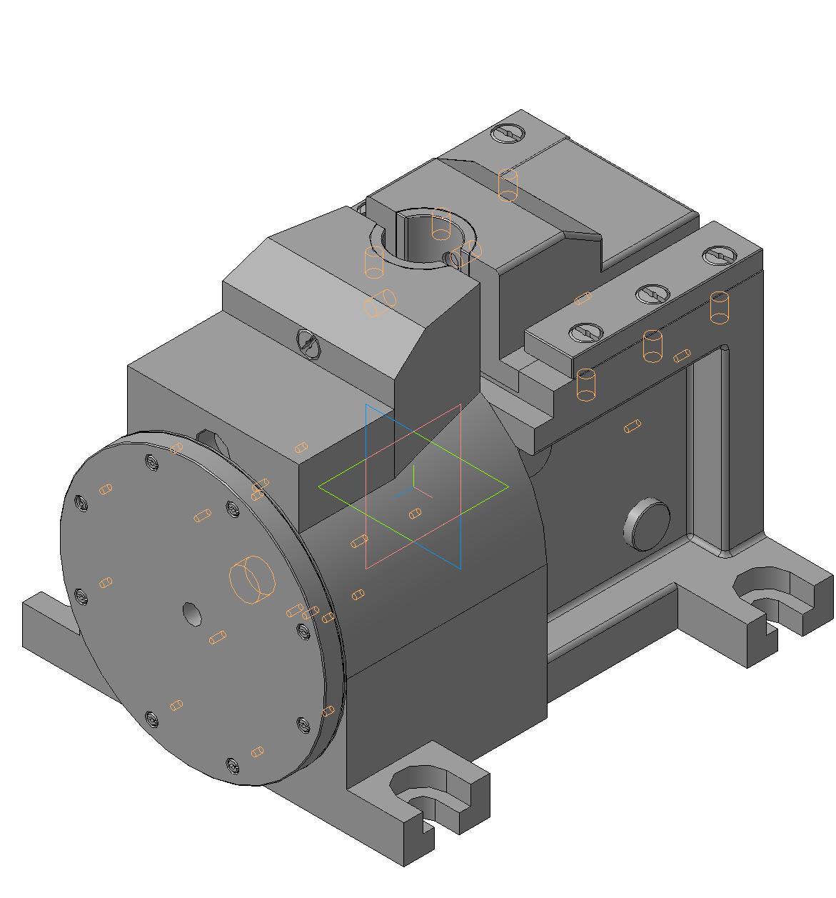 3D модель Тиски пневматические 3D