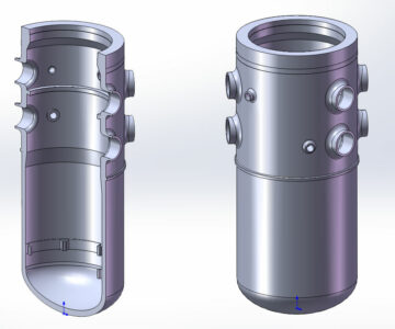 3D модель Корпус реактора ВВЭР-1000