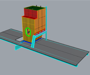 3D модель Цистерна вкладная топливная