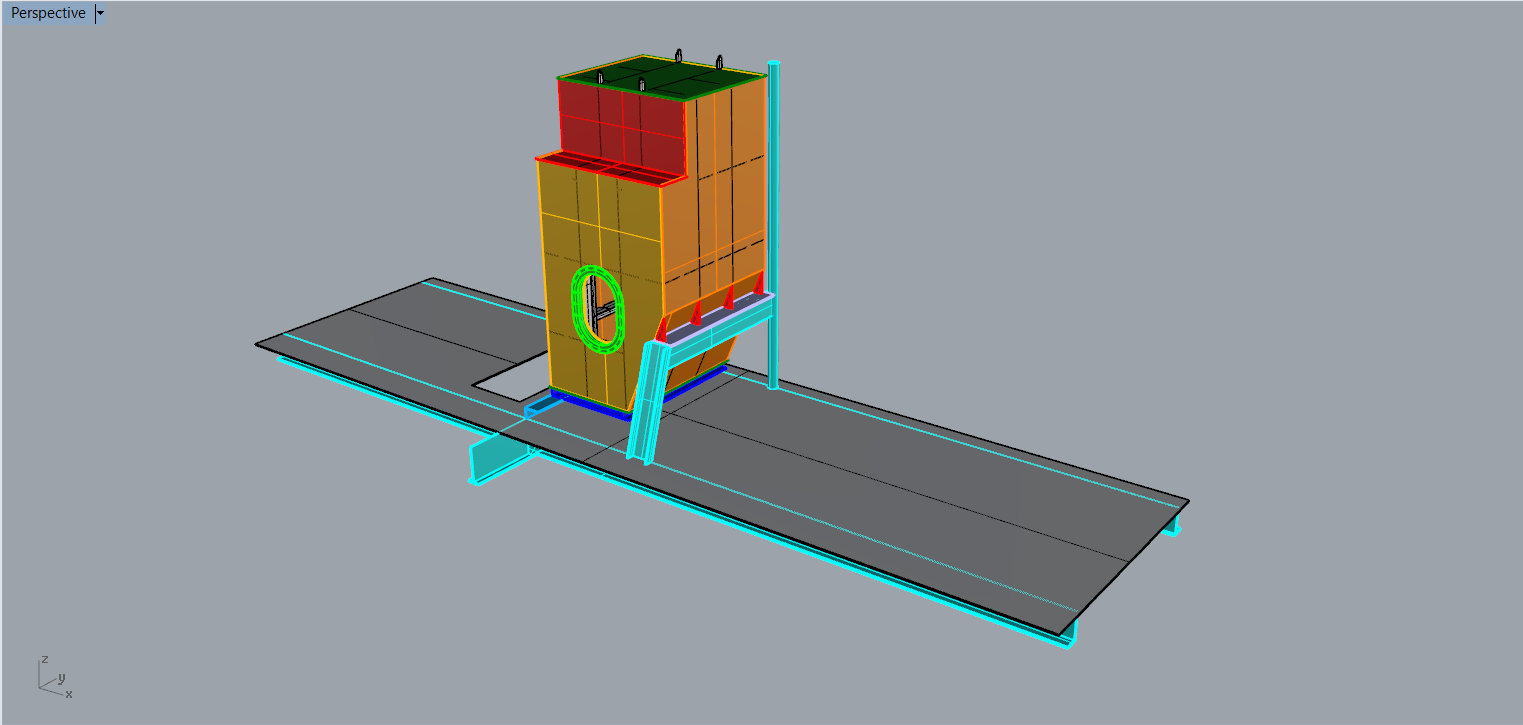 3D модель Цистерна вкладная топливная