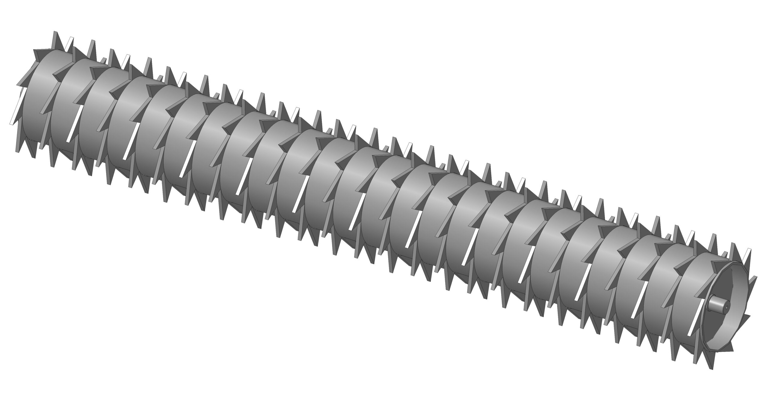 3D модель Каток прикатывающий сеялки Rabe Turbo Drill 600