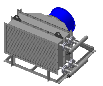 3D модель Воздушный охладитель 2-КСк3-9/ВО 06-300-4