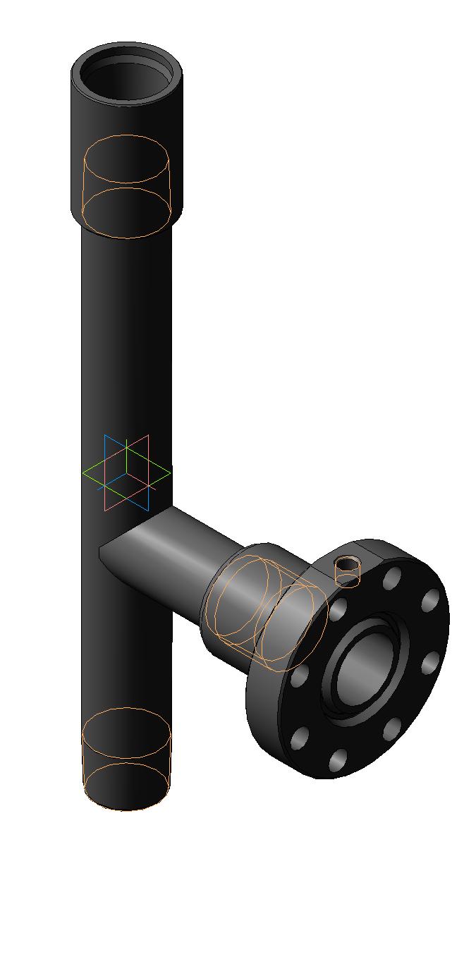 3D модель Тройник штангового превентора