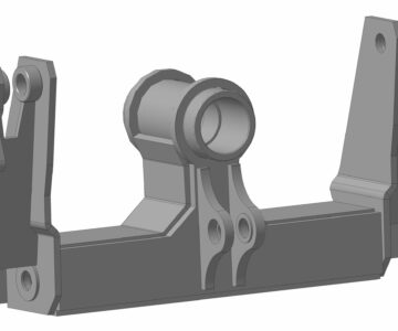 3D модель Тележка плуга Rabe Marabu