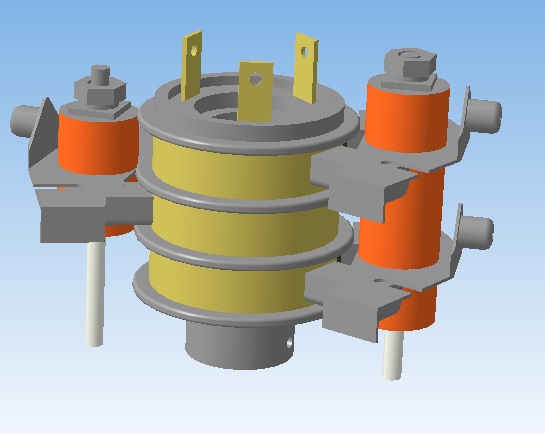 3D модель Токосъемник кольцевой