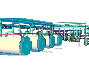 3D модель Котельная 30 МВт Loos 4x7,5