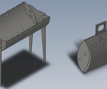 3D модель Мангал дамская сумочка