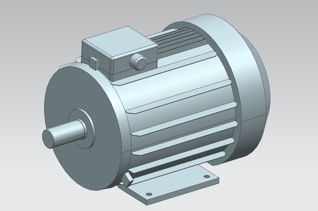 3D модель Асинхронный двигатель А02-41-6